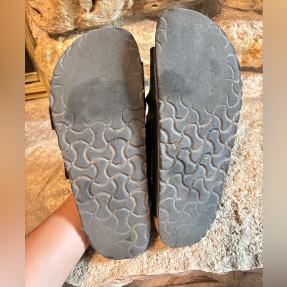 BIRKENSTOCK Lot/Bundle of 2 Arizona Thong Leather Sandals - Brown 39 & Black 38 - Picture 14 of 16